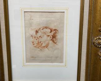 Antoine Watteau 1684 to 1721 three etchings