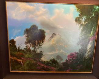 Dale Terbush Artist oil on canvas approximately 24 x 30”