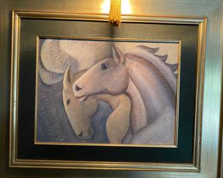 Fabulous early oil on canvas possibly 1920s