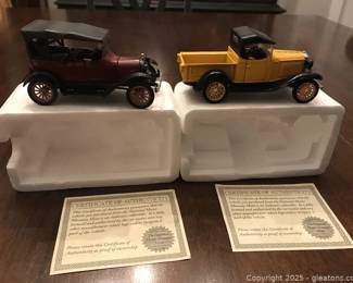 1932 Chevy Open Cab Pickup and 1918 Chevy 490 Touring Car