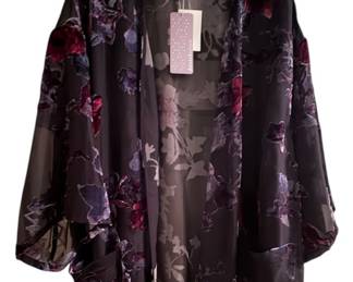 1X Daniel Rainn Velvet Burnout Cardigan