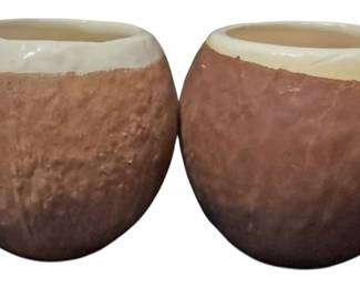 2 Trader Vics Ceramic Tiki Mugs