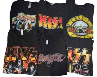 6 Vintage Band TShirts Size 2XL