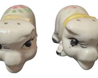 MCM Anamorphic Pig Salt Pepper Shakers