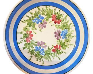 Gary Valenti HandPainted Serving Bowl