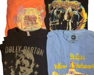 4 Vintage Band TShirts Size 2XL