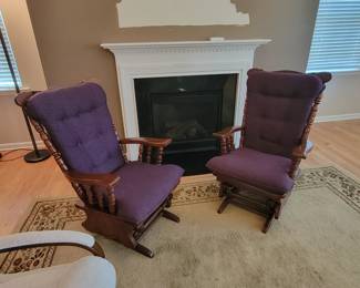 Glider rocking chairs 