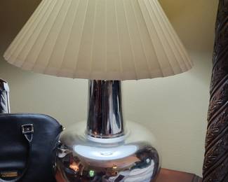 Pair Mid-Century
Mercury Glass Table Lamps