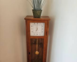 Father away view of smaller Seth Thomas pendulum clock 