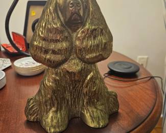 Beautiful brass dog statue
Dated on the back from 1949