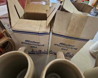 There are boxes