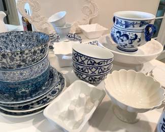 More blue & white!