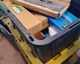 Boxes full of new key boards