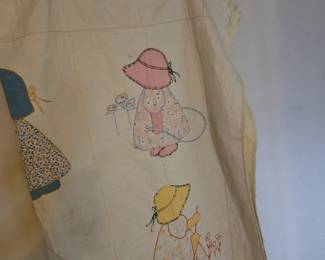 "Sunbonnet babies" quilt