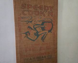 Burlap bag advertising