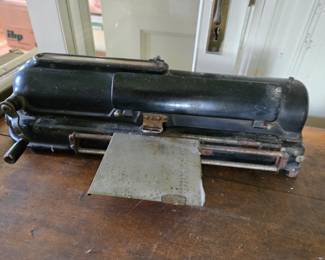 Check writing machine - 1920