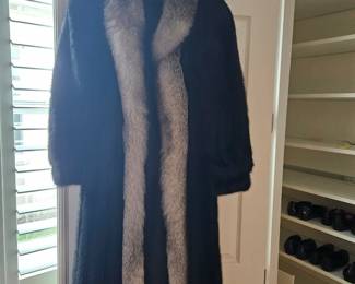 Lord & Taylor full length mink coat