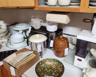 Barrel Cookie Jar and so much fun kitchen stuff