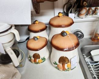 Merry Mushroom Canister Set