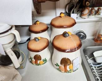 Merry Mushroom Canister Set