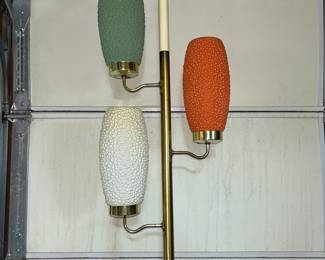 Mid century pole lamp