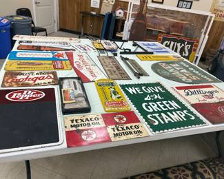 Advertising signs