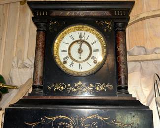 Cast iron clock