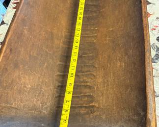 Primitive wood bowl