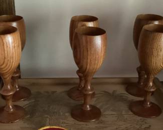 Wood Goblets
