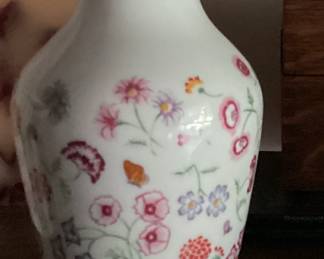 White Floral Vase
