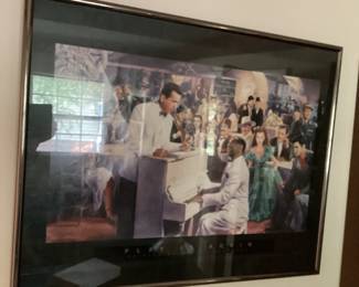 Wall Art Piano Player