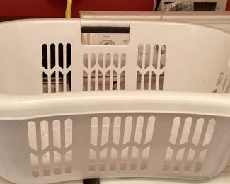 White laundry Basket