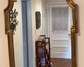 Vintage Gold Gilt Italian Florentine accent wall mirror