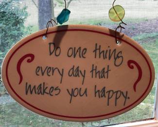 Wall Art One Thing Happy