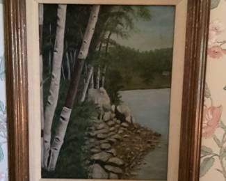 Wall Art Lake Shore Line