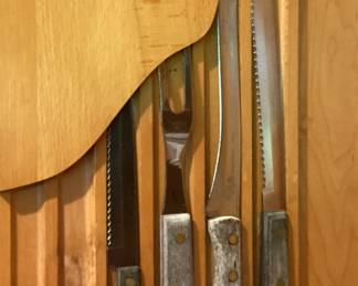 knife Set and holder