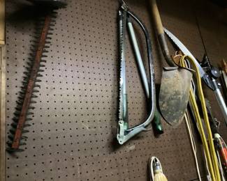 Hand Saws and Shovel