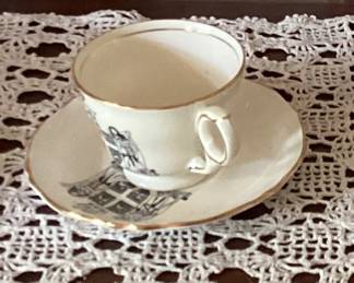 Delphine Bone China Tea Cup and Saucer