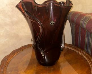 Jozefina Krosno Glass Vase (Poland)
