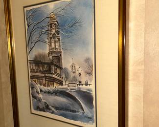 Hamil Plaza Winter Scene