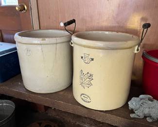 Several old crocks