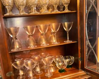 Vintage glassware