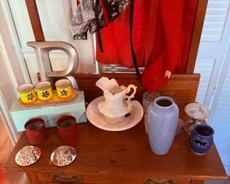 Vintage Table with Water Bason