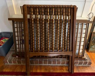 Vintage Jenny Lind Baby Bed - includes mattress.