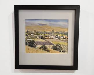 Salinas Valley, watercolor by listed California artist ALICIA MEHEEN bid #18