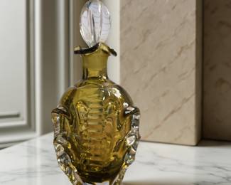 Mid-Century Art Glass Decanter by ASEDA Sweden