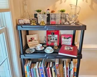 books, china, crystal