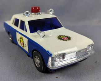 Yonezawa Toys Talking Police Car, Friction Powered