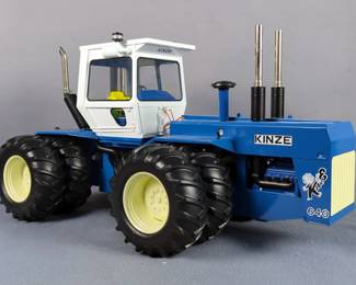 Limited Edition Kinze 640 Big Blue Authentic Twin Diesel Tractor Replica