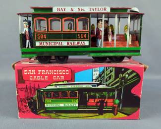 San Francisco Municipal Railway Cable Car Toy